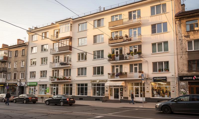 Bright two-room apartment on Velyka Vasylkivska St, Pechersk, Kyiv